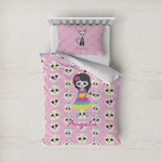 Kids Sugar Skulls Duvet Cover Set - Twin (Personalized)