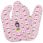 Kids Sugar Skulls Baby Bib w/ Name or Text