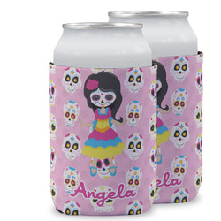 Kids Sugar Skulls Can Cooler (12 oz) w/ Name or Text