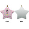 Kids Sugar Skulls Ceramic Flat Ornament - Star Front & Back (APPROVAL)