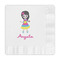 Kids Sugar Skulls Embossed Decorative Napkins (Personalized)