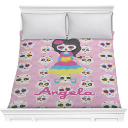 Kids Sugar Skulls Comforter - Full / Queen (Personalized)