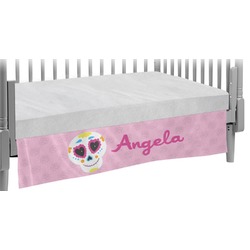 Kids Sugar Skulls Crib Skirt (Personalized)