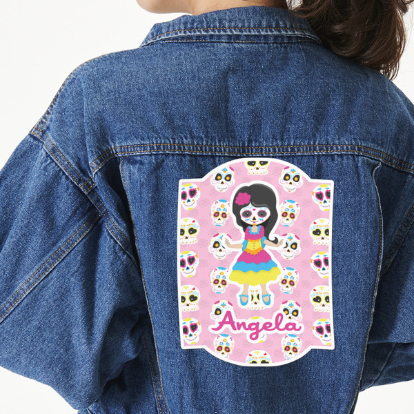 Custom Kids Sugar Skulls Twill Iron On Patch - Custom Shape - 3XL (Personalized)