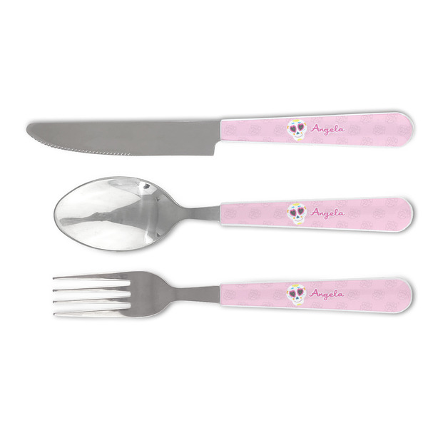 Custom Kids Sugar Skulls Cutlery Set (Personalized)