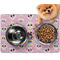 Kids Sugar Skulls Dog Food Mat - Small LIFESTYLE