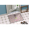 Kids Sugar Skulls Door Mat Lifestyle