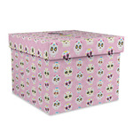 Kids Sugar Skulls Gift Box with Lid - Canvas Wrapped - X-Large (Personalized)