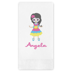 Kids Sugar Skulls Guest Paper Towels - Full Color (Personalized)