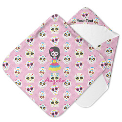 Kids Sugar Skulls Hooded Baby Towel (Personalized)