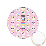 Kids Sugar Skulls Printed Cookie Topper - 1.25" (Personalized)