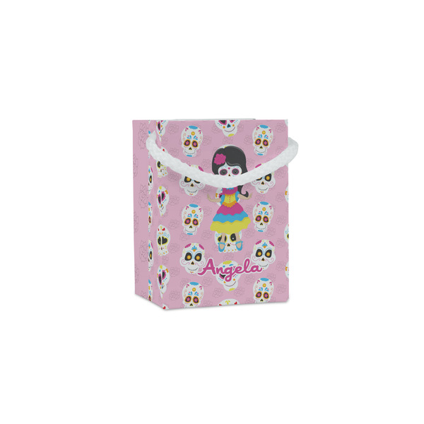 Custom Kids Sugar Skulls Jewelry Gift Bags - Gloss (Personalized)