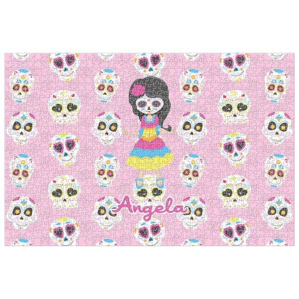 Custom Kids Sugar Skulls Jigsaw Puzzle - 1000-piece (Personalized)