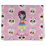 Kids Sugar Skulls Kitchen Towel - Poly Cotton w/ Name or Text