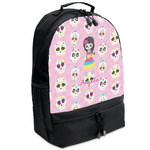 Kids Sugar Skulls Backpacks - Black (Personalized)