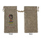 Kids Sugar Skulls Large Burlap Gift Bags - Front Approval