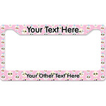 Kids Sugar Skulls License Plate Frame - Style B (Personalized)