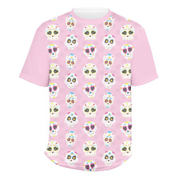 Kids Sugar Skulls Men's Crew T-Shirt - X Large