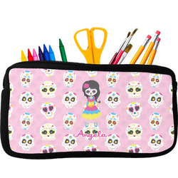 Kids Sugar Skulls Neoprene Pencil Case (Personalized)