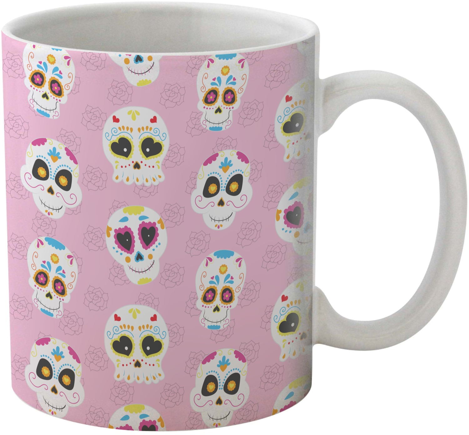 Kids Sugar Skulls Coffee Mug (Personalized) - YouCustomizeIt