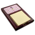 Kids Sugar Skulls Red Mahogany Sticky Note Holder (Personalized)