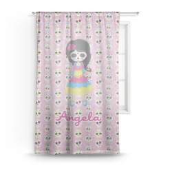 Kids Sugar Skulls Sheer Curtain - 50"x84" (Personalized)