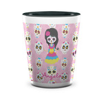 Kids Sugar Skulls Ceramic Shot Glass - 1.5 oz - Two Tone - Single (Personalized)