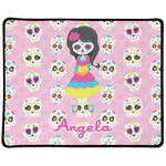 Kids Sugar Skulls Large Gaming Mouse Pad - 12.5" x 10" (Personalized)