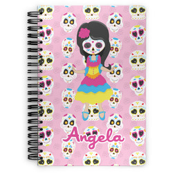 Kids Sugar Skulls Spiral Notebook (Personalized)