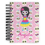 Kids Sugar Skulls Spiral Notebook - 5x7 w/ Name or Text