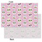 Kids Sugar Skulls Tissue Paper - Lightweight - Small - Front & Back