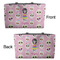 Kids Sugar Skulls Tote w/Black Handles - Front & Back Views