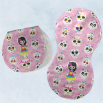 Kids Sugar Skulls Burp Pads - Velour - Set of 2 w/ Name or Text