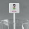 Kids Sugar Skulls White Plastic Stir Stick - Square - Main