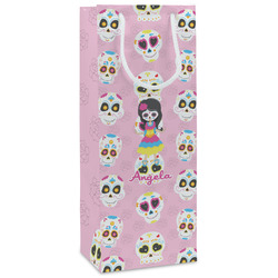 Kids Sugar Skulls Wine Gift Bags - Matte (Personalized)