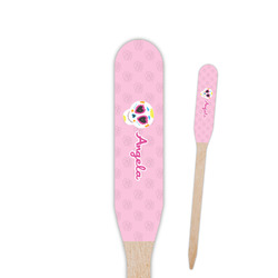 Kids Sugar Skulls Paddle Wooden Food Picks - Double Sided (Personalized)