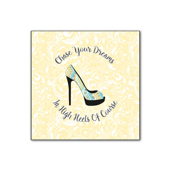 Custom High Heels Wood Print - 12x12