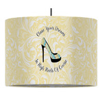 High Heels 16" Drum Pendant Lamp - Fabric