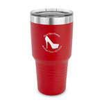 High Heels 30 oz Stainless Steel Tumbler - Red - Single Sided