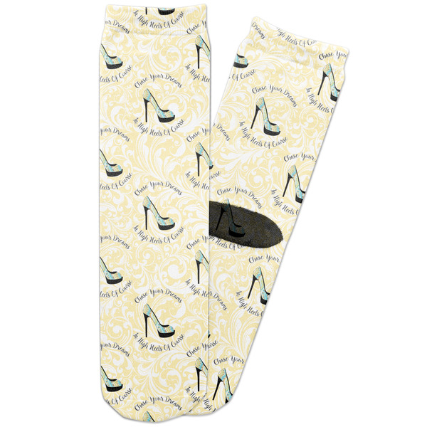 Custom High Heels Adult Crew Socks