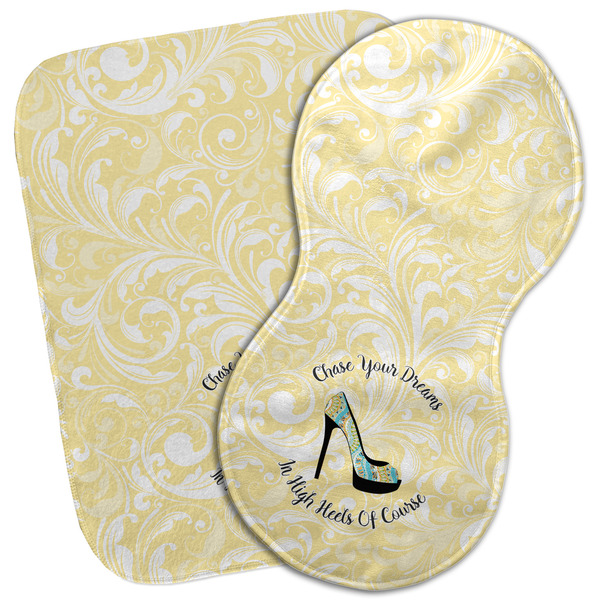 Custom High Heels Burp Cloth