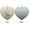 High Heels Ceramic Flat Ornament - Heart Front & Back (APPROVAL)