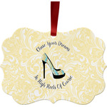 High Heels Metal Frame Ornament - Double Sided