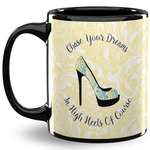 High Heels 11 Oz Coffee Mug - Black