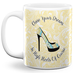 High Heels 11 Oz Coffee Mug - White