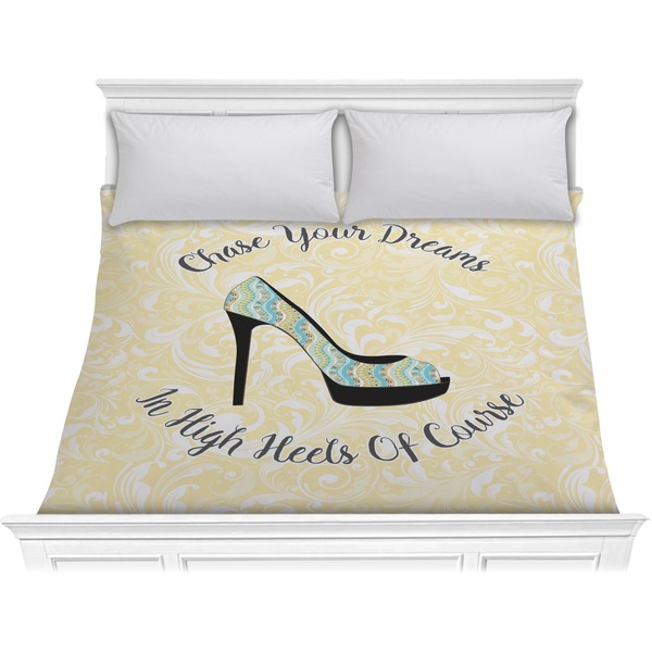 Custom High Heels Comforter - King