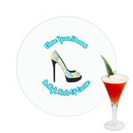 High Heels Printed Drink Topper -  2.5"