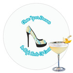 High Heels Printed Drink Topper - 3.5"