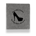 High Heels Leather Binder - 1" - Grey