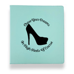 High Heels Leather Binder - 1" - Teal